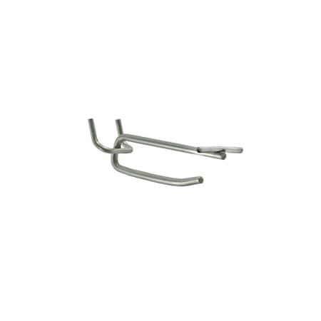 Azar Displays 2" Metal Wire Flip Scan Hook (.148" Dia.), PK50 700832-50PK